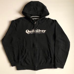 Quiksilver Zip Up Hoodie Size Men’s Medium
